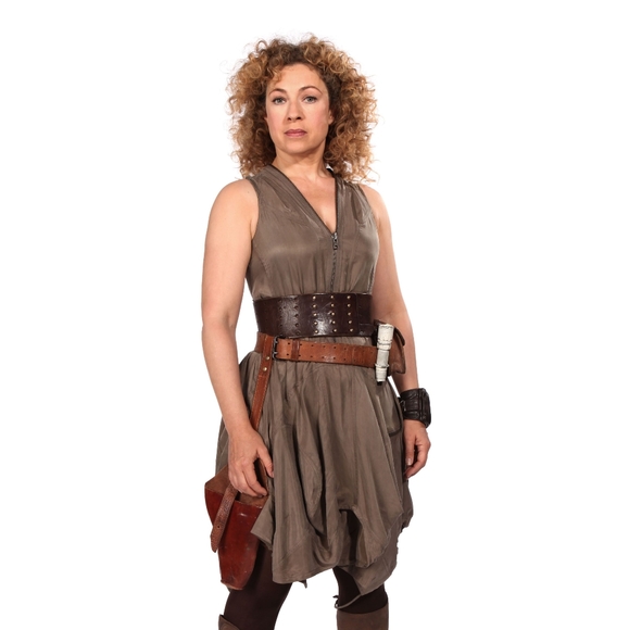 All Saints Zeeda Dress Taupe River Song Cosplay UK8 / US4 - Picture 2 of 8